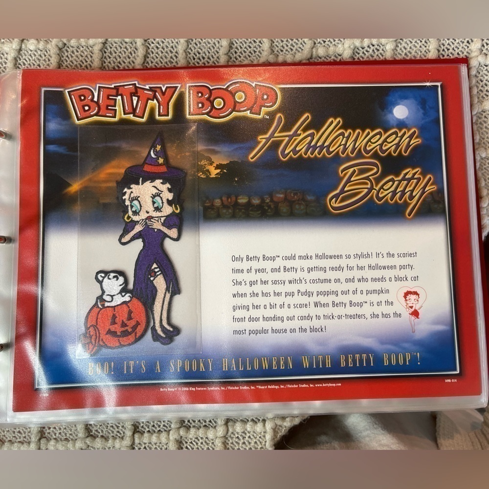 Vintage Betty Boop Patch Collection Binder Willabee & Ward WWII Series w Sleeves - Picture 5 of 16